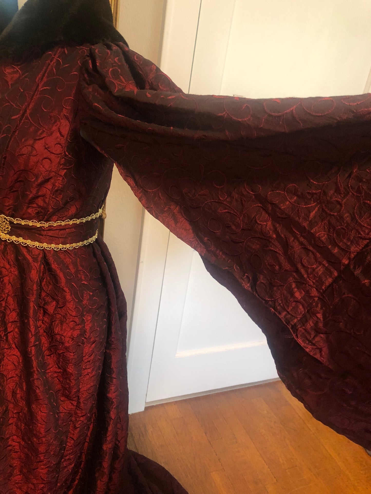 Ruby red cloak robe-Game of Thrones inspired