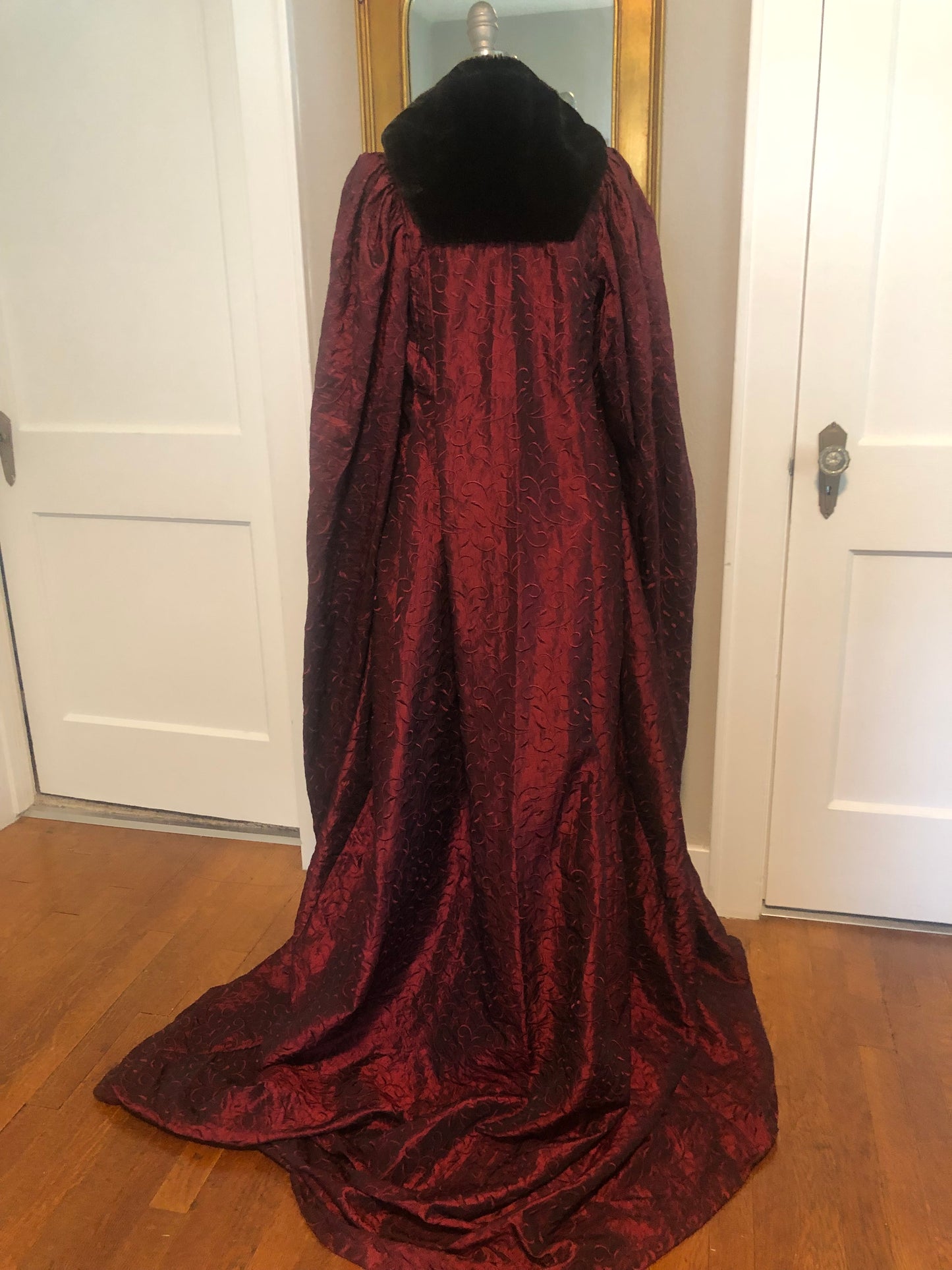 Ruby red cloak robe-Game of Thrones inspired