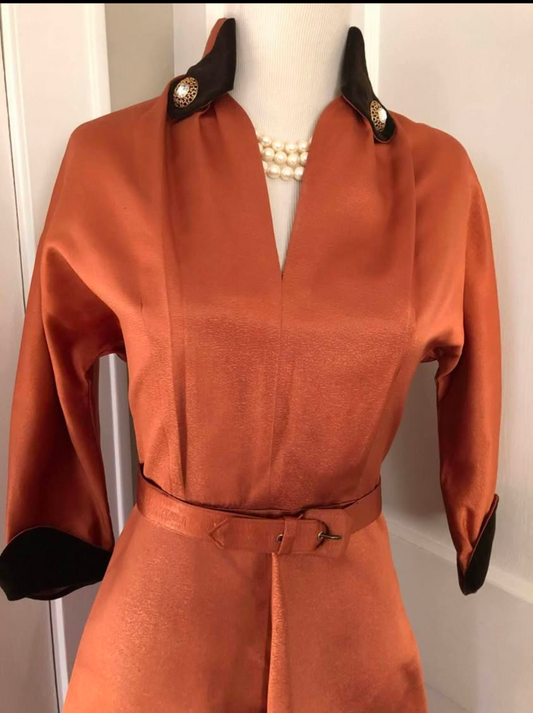 Vintage Copper Dress