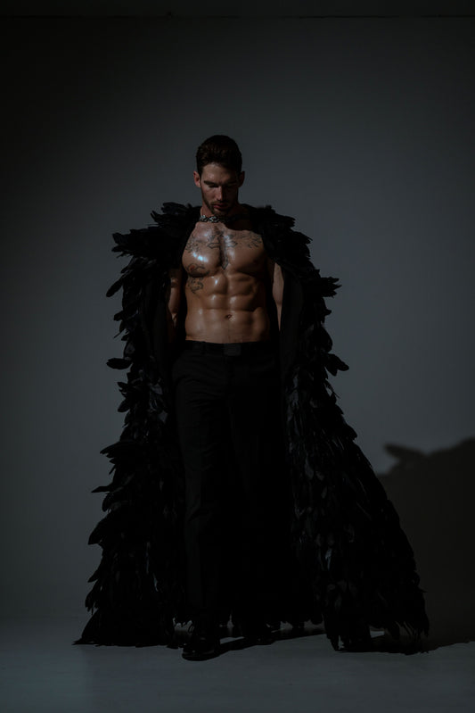 Black raven cloak