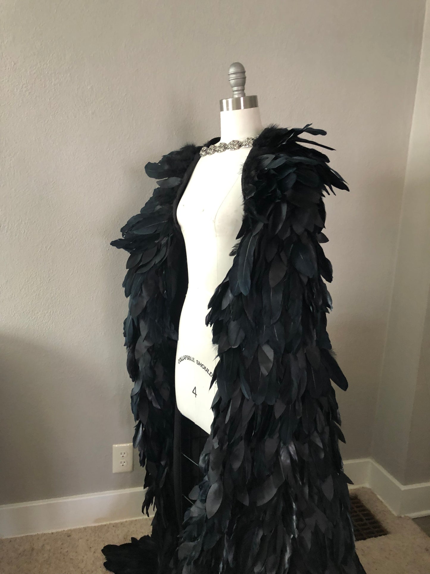 Black raven cloak