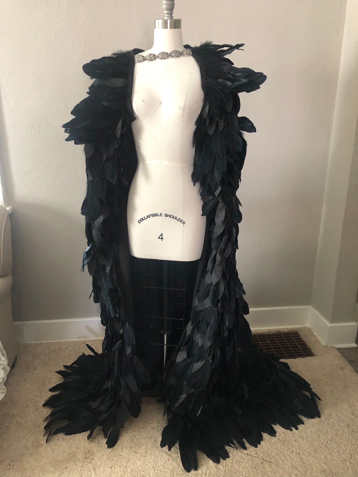 Black raven cloak